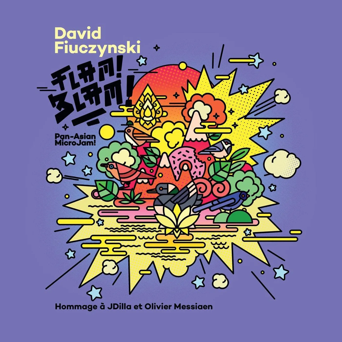 David Fiuczynski LP - Flam! Blam! Pan-Asian Microjam! (Yellow Vinyl)