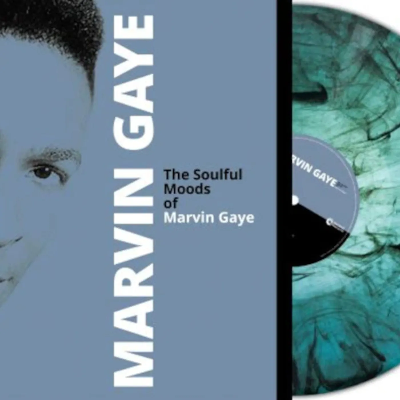 Marvin Gaye LP - The Soulful Moods Of Marvin Gaye (Turquoise Marble Vinyl)