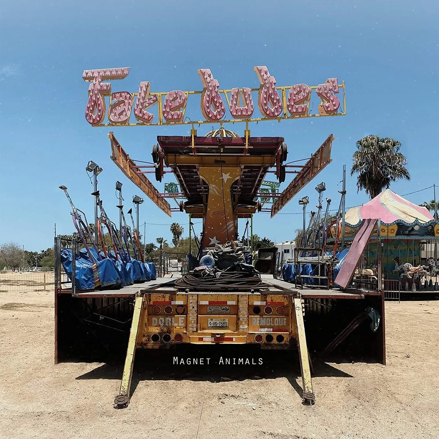 Magnet Animals LP - Fake Dudes (Transparent Mauve Vinyl)