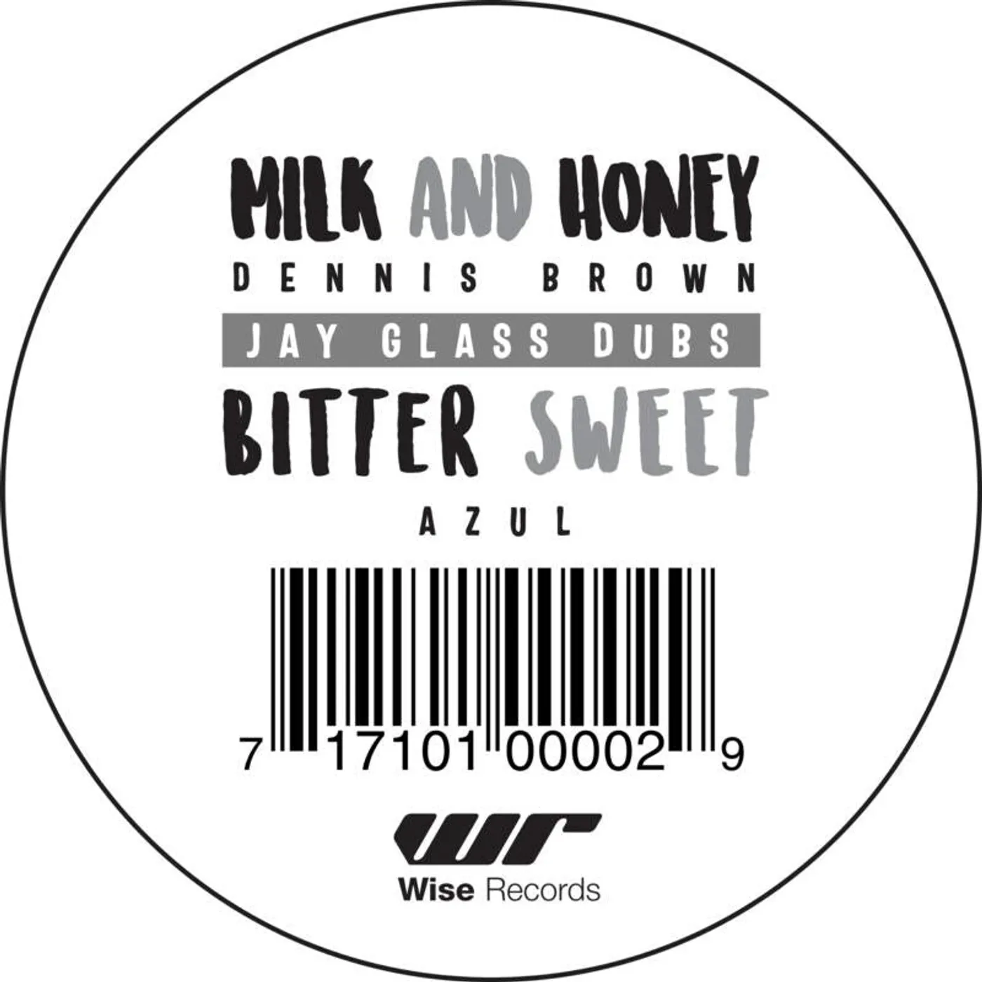 Dennis Brown / Azul / Jay Glass Dubs LP - Milk And Honey / Bitter Sweet (Vinyl)