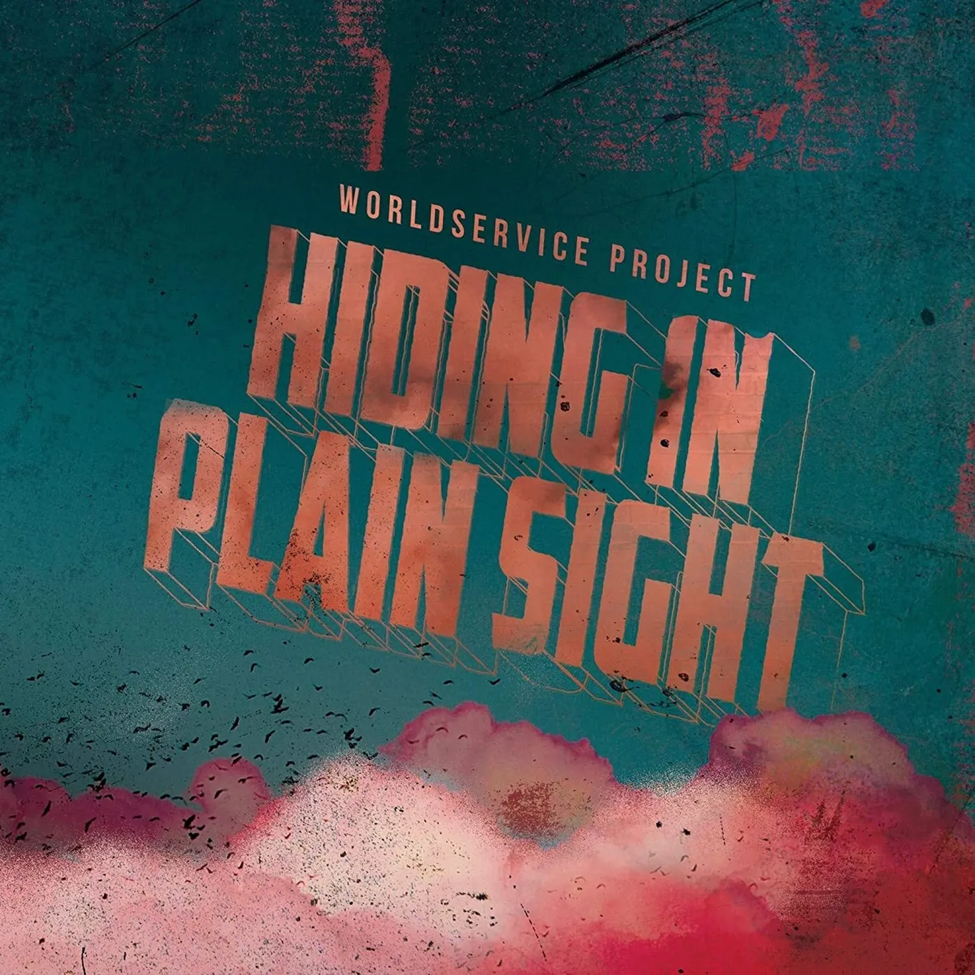 Worldservice Project LP - Hiding In Plain Sight (Transparent Ruby Vinyl)