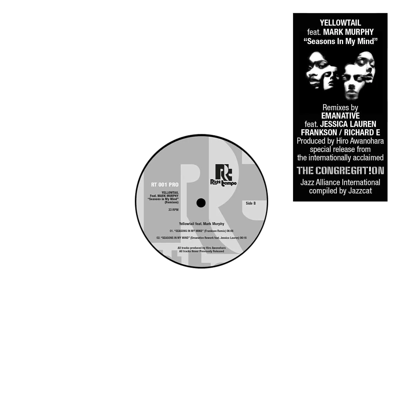 Yellowtail LP - Seasons In My Mind (Remixes) (Feat. Mark Murphy) (Vinyl)