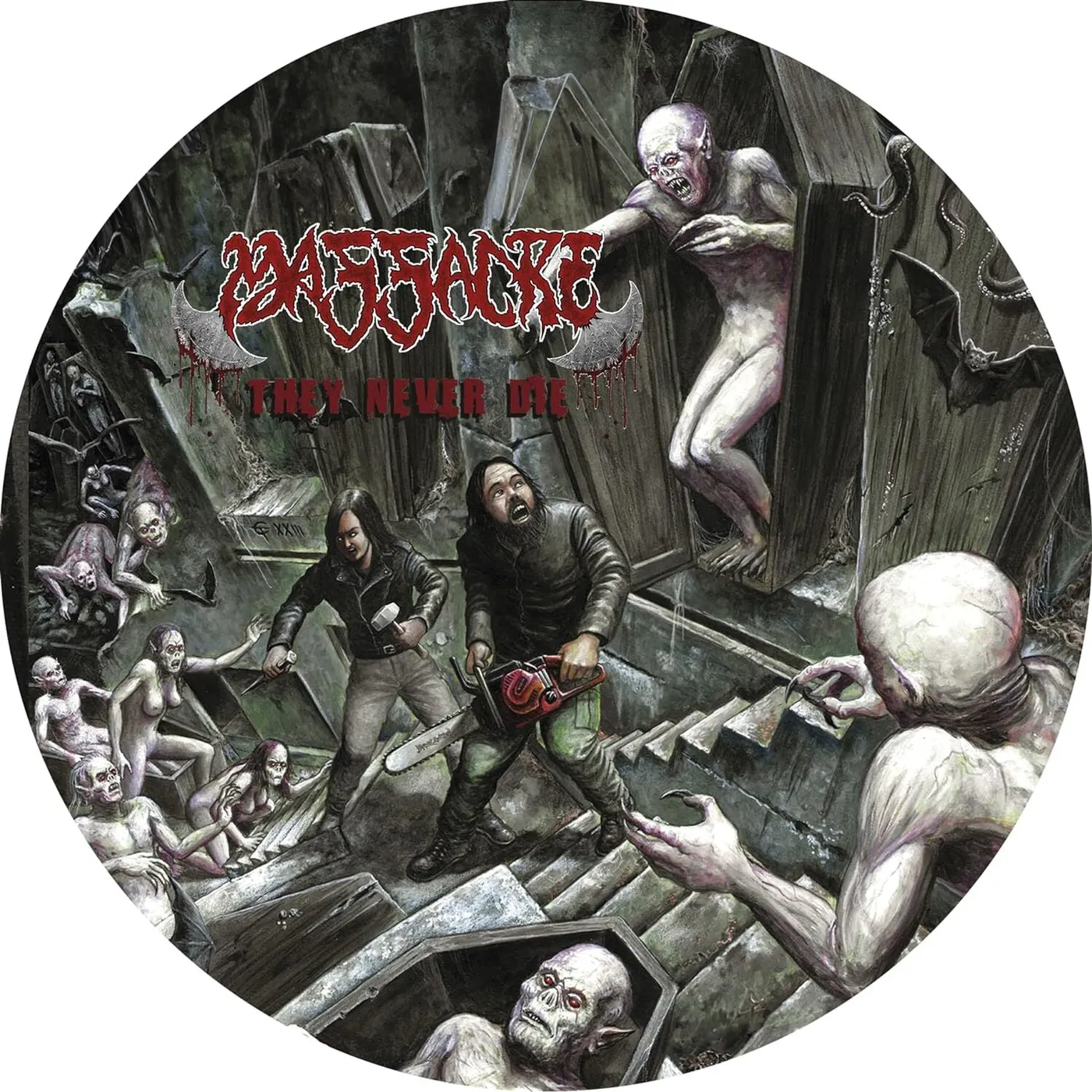 Massacre LP - They Never Die (Picture Disc) (Vinyl)