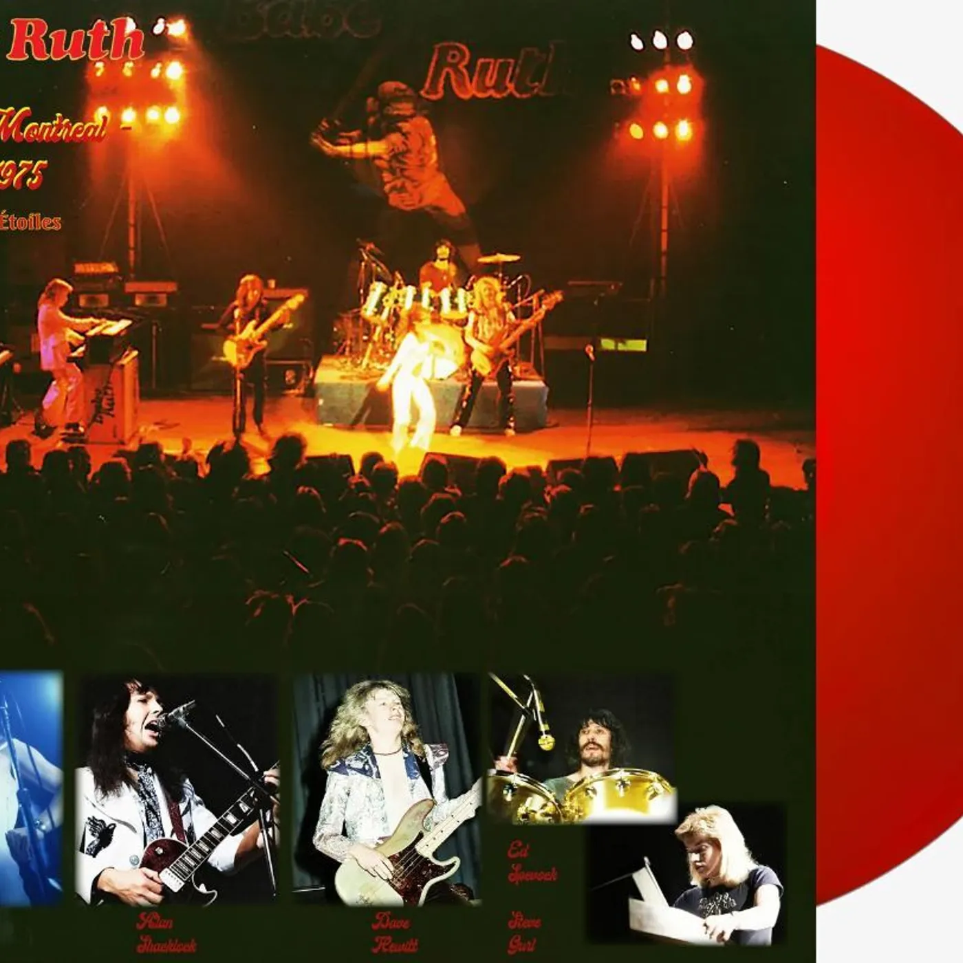 Babe Ruth LP - Live In Montreal April 9. 1975 (Red Vinyl)