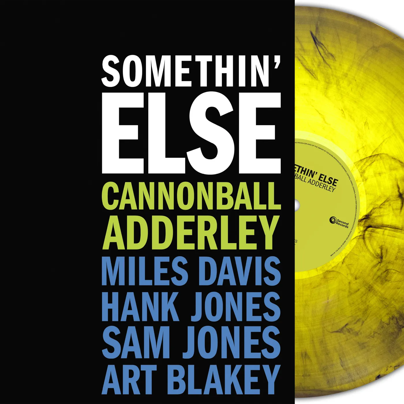 Cannonball Adderley LP - Somethin' Else (Yellow Marble Vinyl)