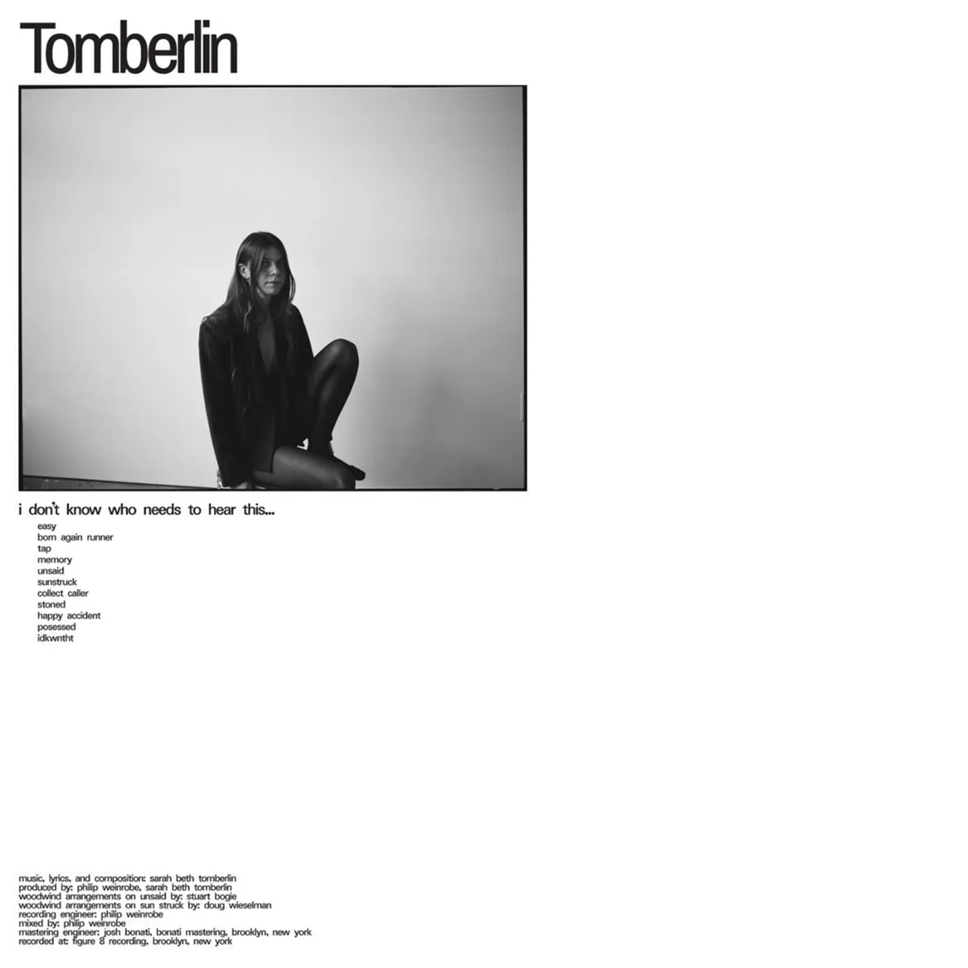 Tomberlin LP - I Don'T Know Who Needs To Hear This... (Transparent Orange Vinyl)