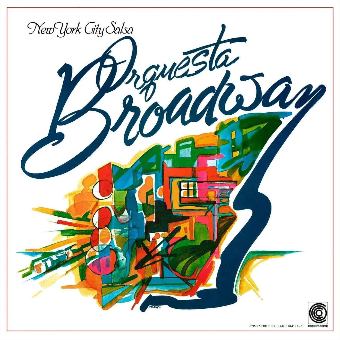Orquestra Broadway LP - New Yor City Salsa (Limited Blue Vinyl)