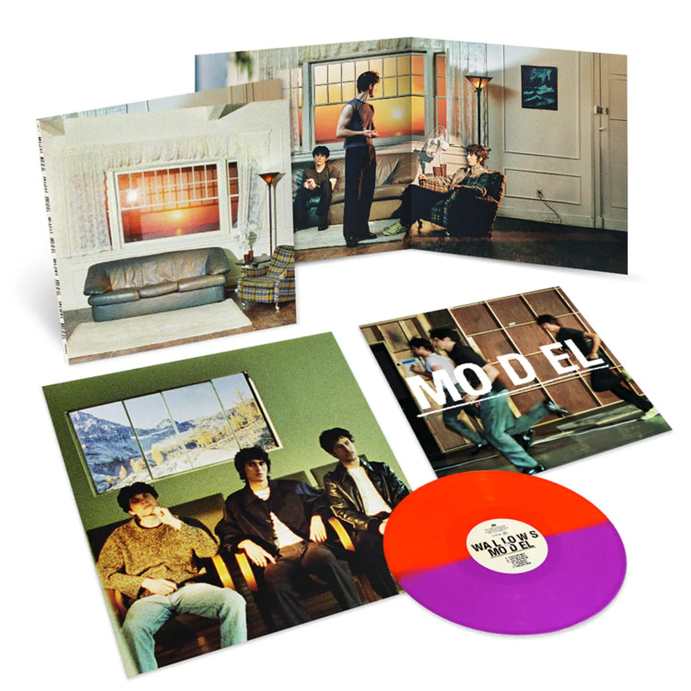 Wallows LP - Model (Solid Orchid / Translucent Orange Crush Vinyl)