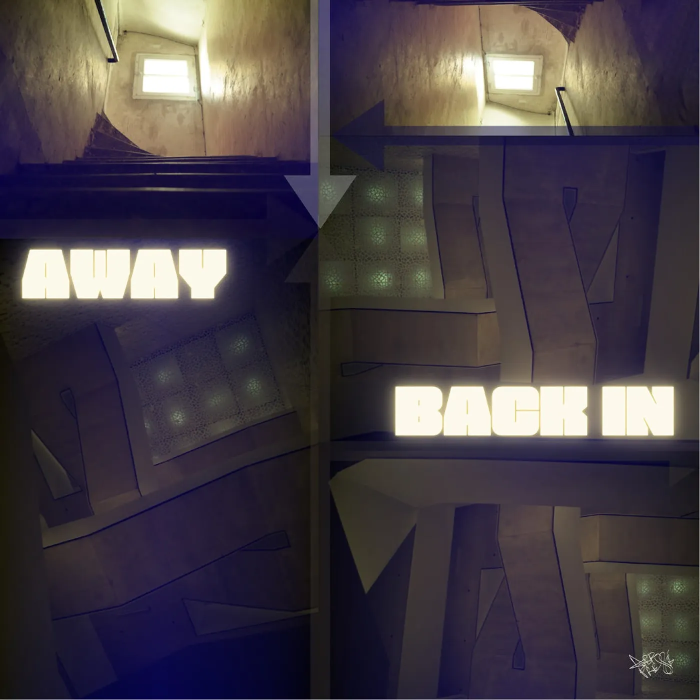 Raw Poetic LP - Away Back In (Yellow Vinyl)