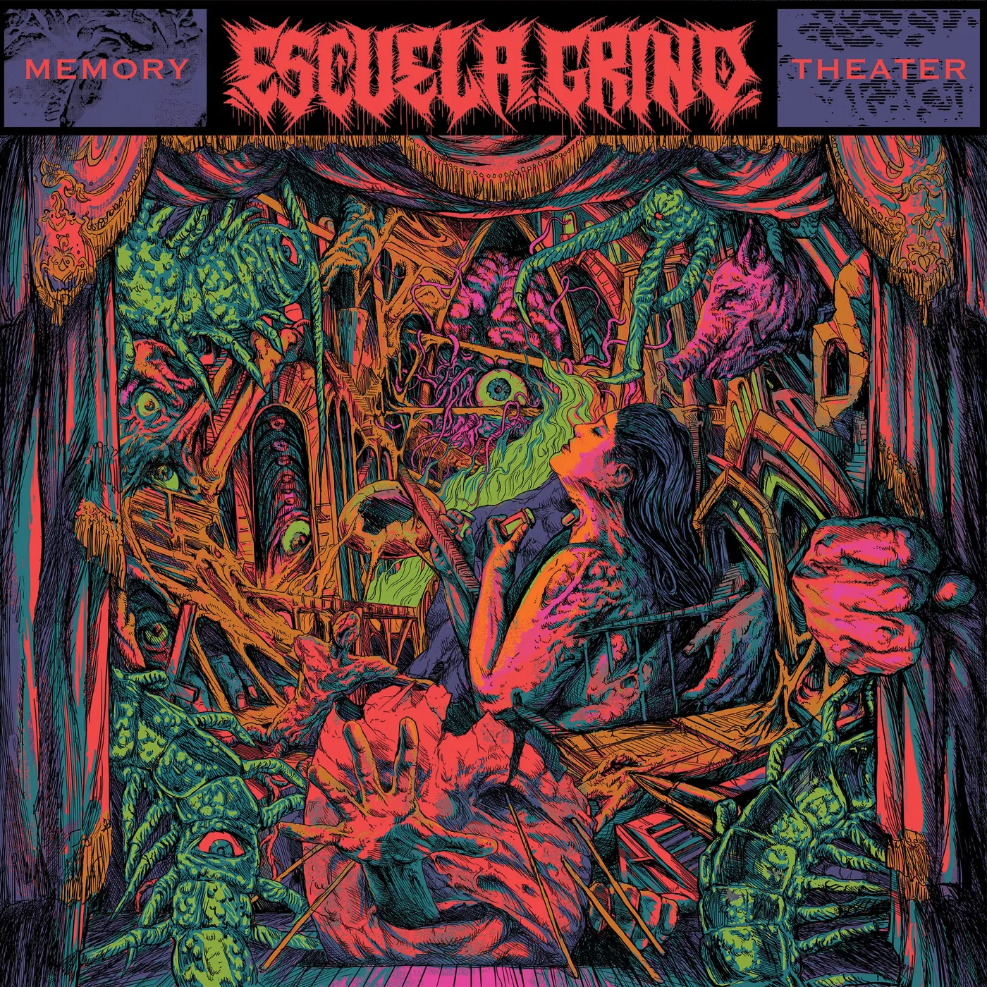 Escuela Grind LP - Memory Theater (Violet Vinyl)