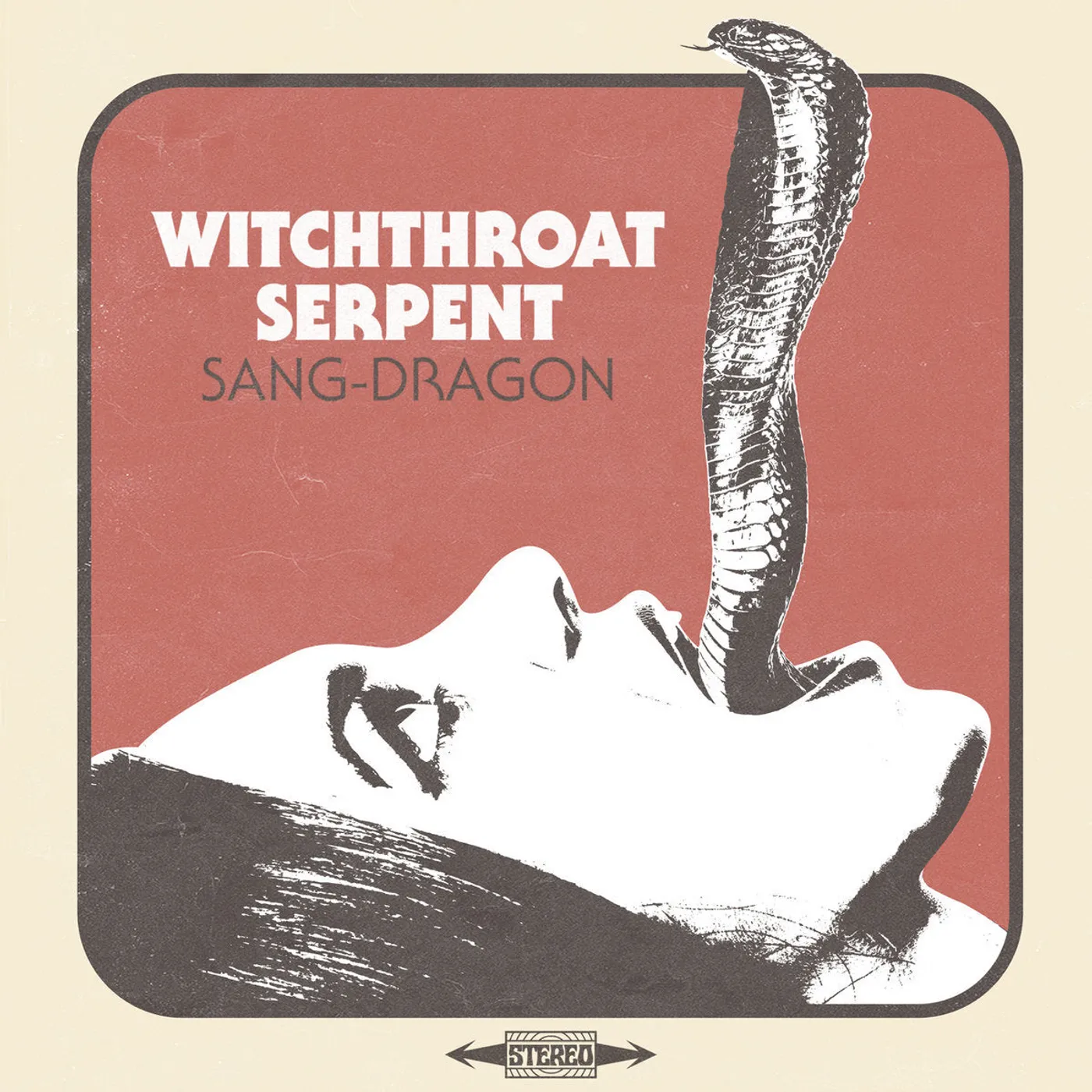 Witchthroat Serpent LP - Sang Dragon (3 Colour Striped Bone/Black/Red Vinyl)