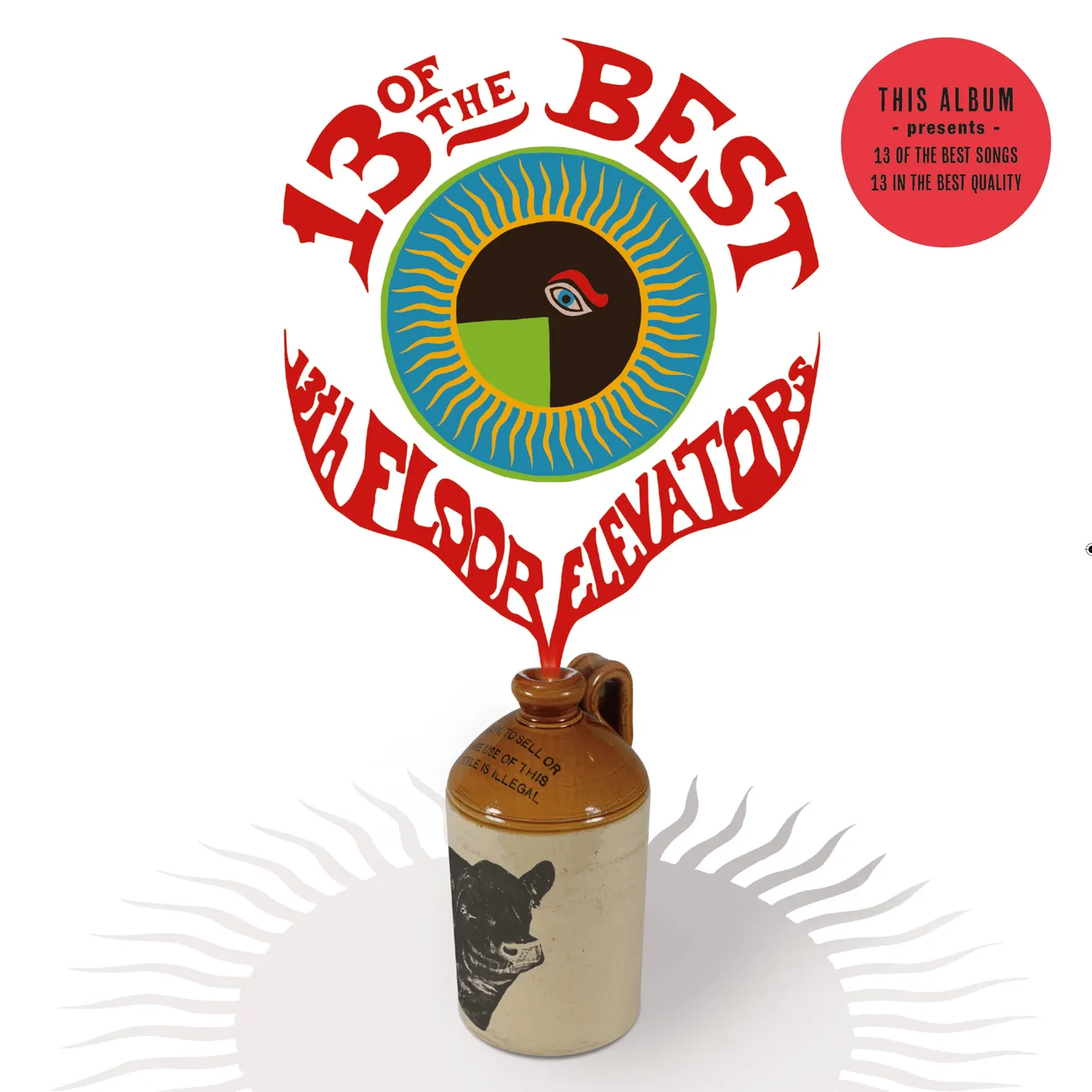 13Th Floor Elevators LP - 13 Of The Best Of The 13Th Floor Elevators (Yellow And Green Vinyl)