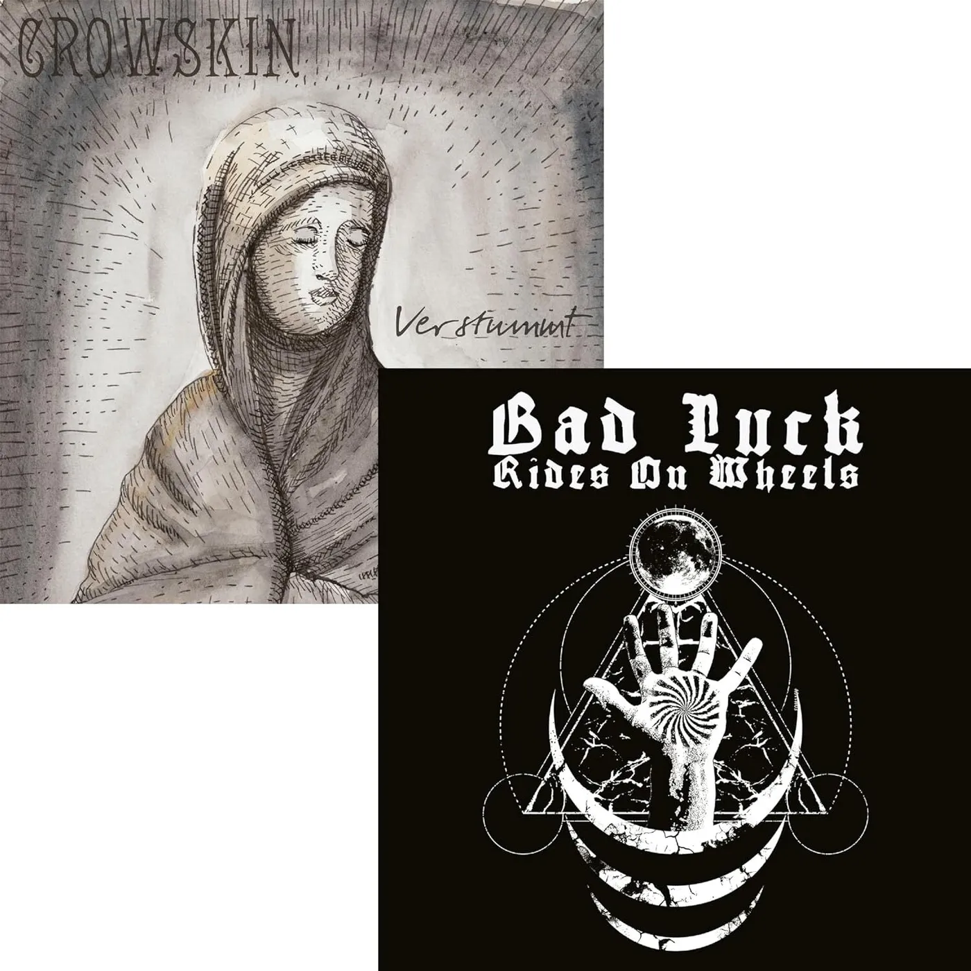 Crowskin / Bad Luck Rides On Wheels LP - Verstummt (Vinyl)