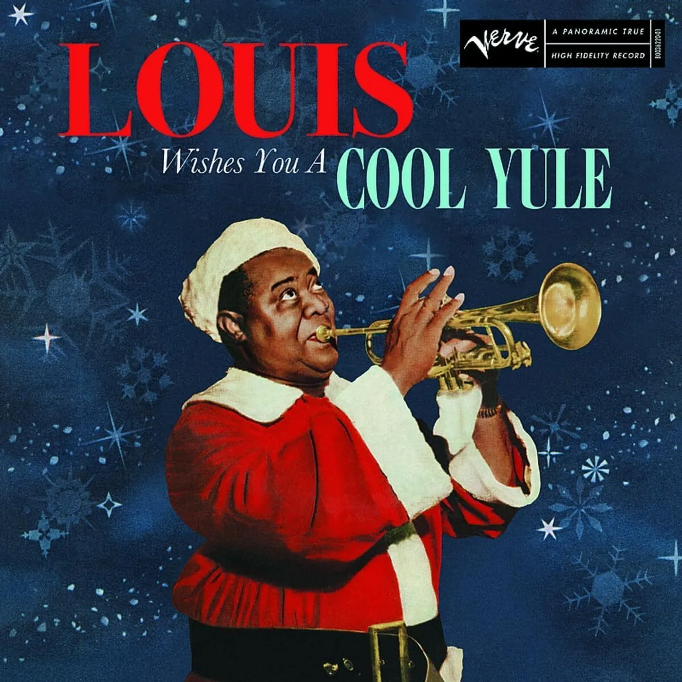 Louis Armstrong LP - Louis Wishes You A Cool Yule (Vinyl)