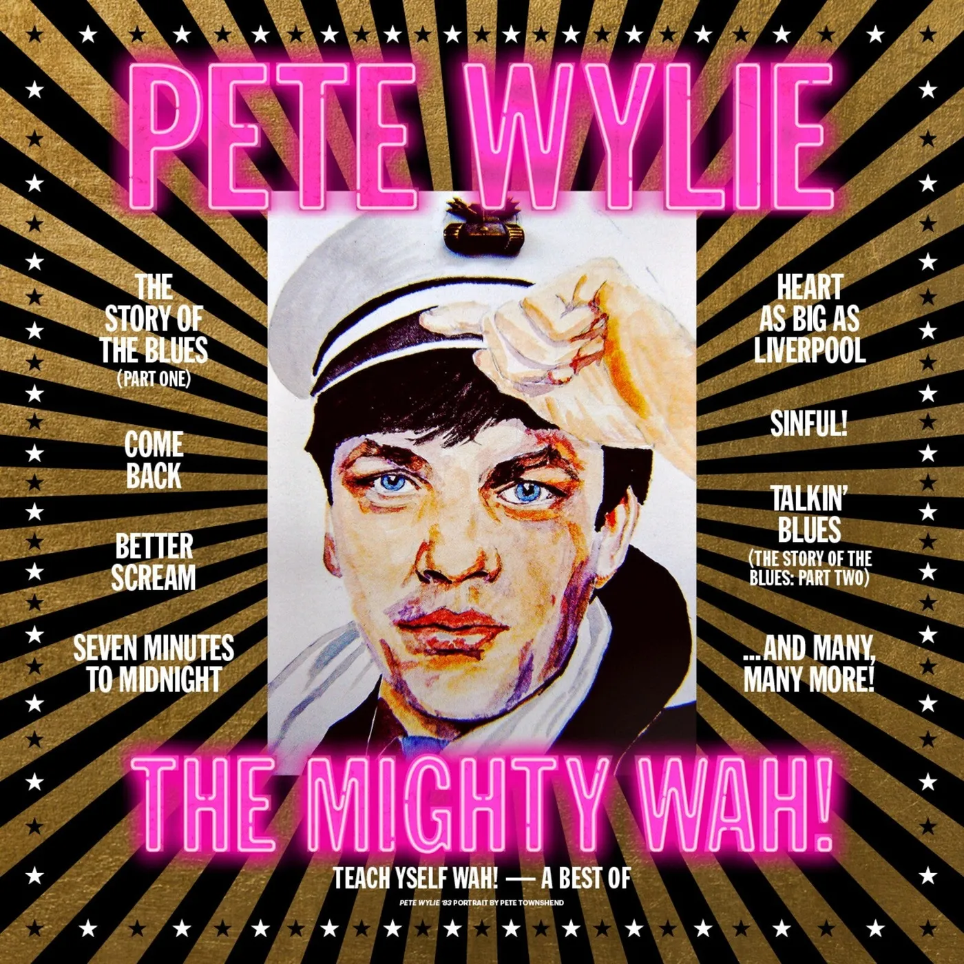 Pete Wylie & The Mighty Wah! LP - Teach Yself Wah! - A Best Of Pete Wylie & The Mighty Wah! (Vinyl)