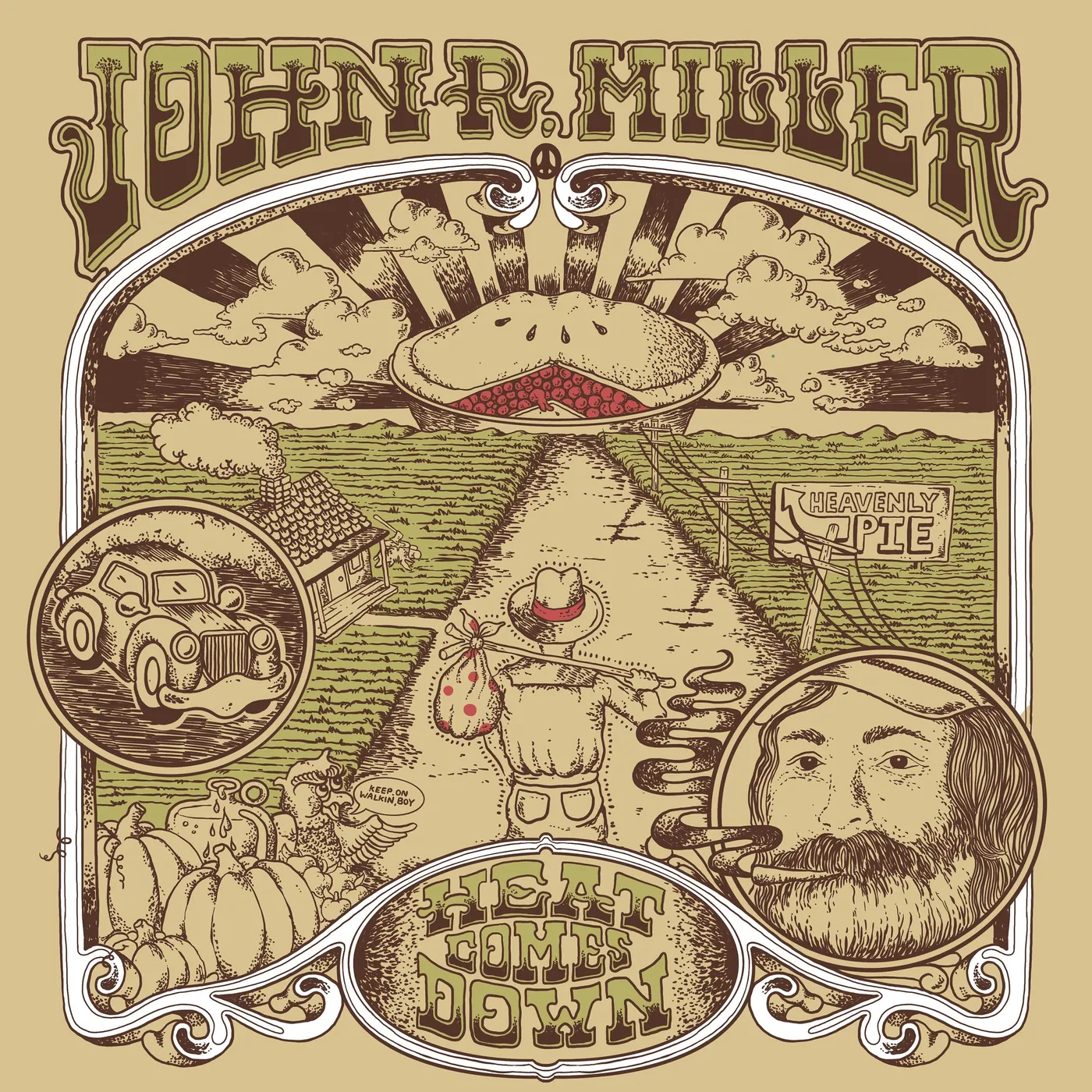 John R. Miller LP - Heat Comes Down (Vinyl)