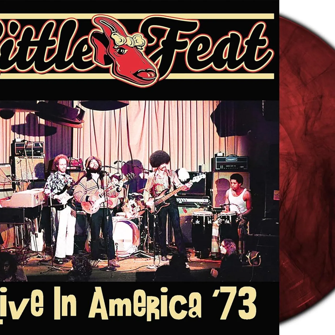 Little Feat LP - Alive In America (Red Marble Vinyl)