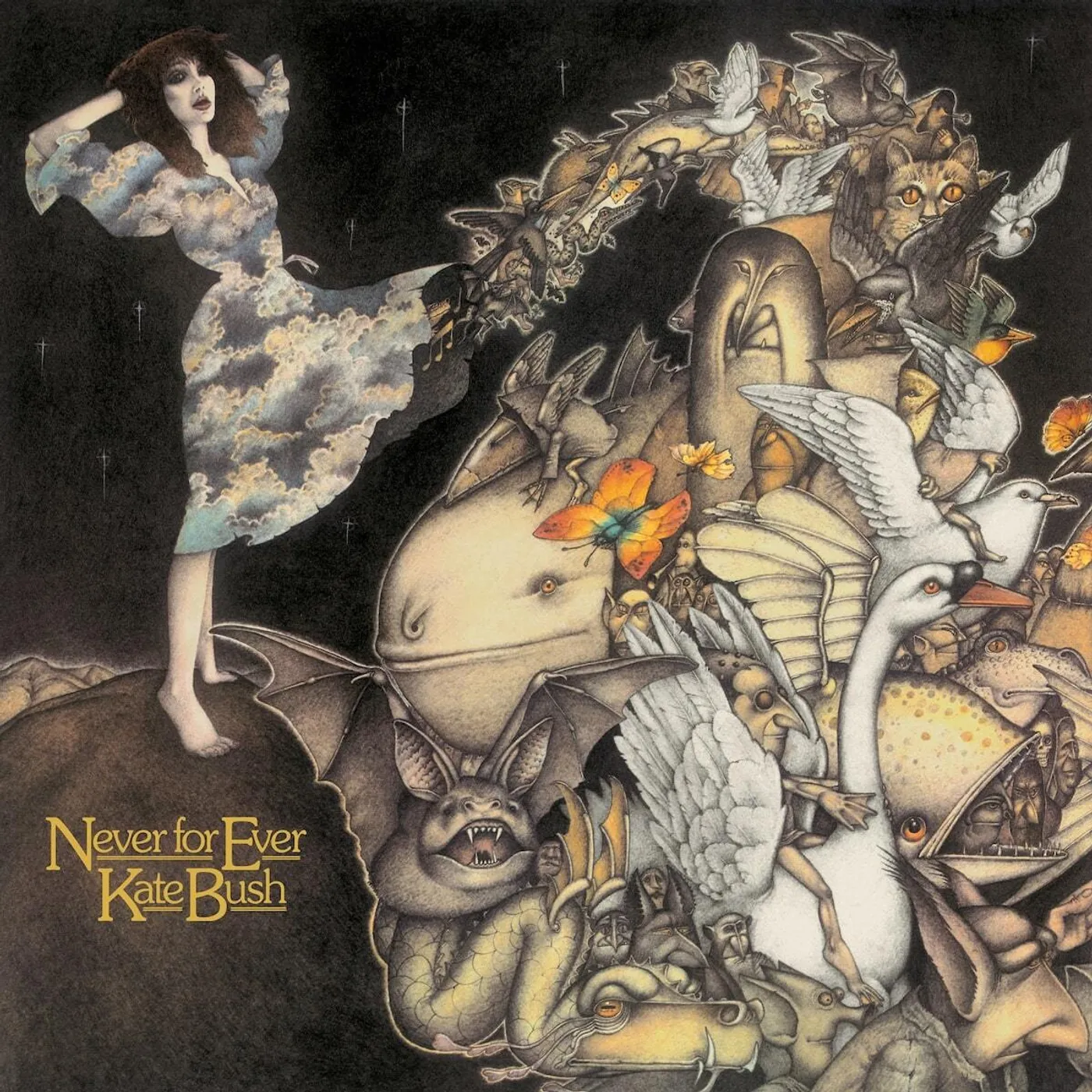 Kate Bush LP - Never For Ever (2018 Remaster) (Blade Bullett Vinyl) (Indies Only) (Usa Only)
