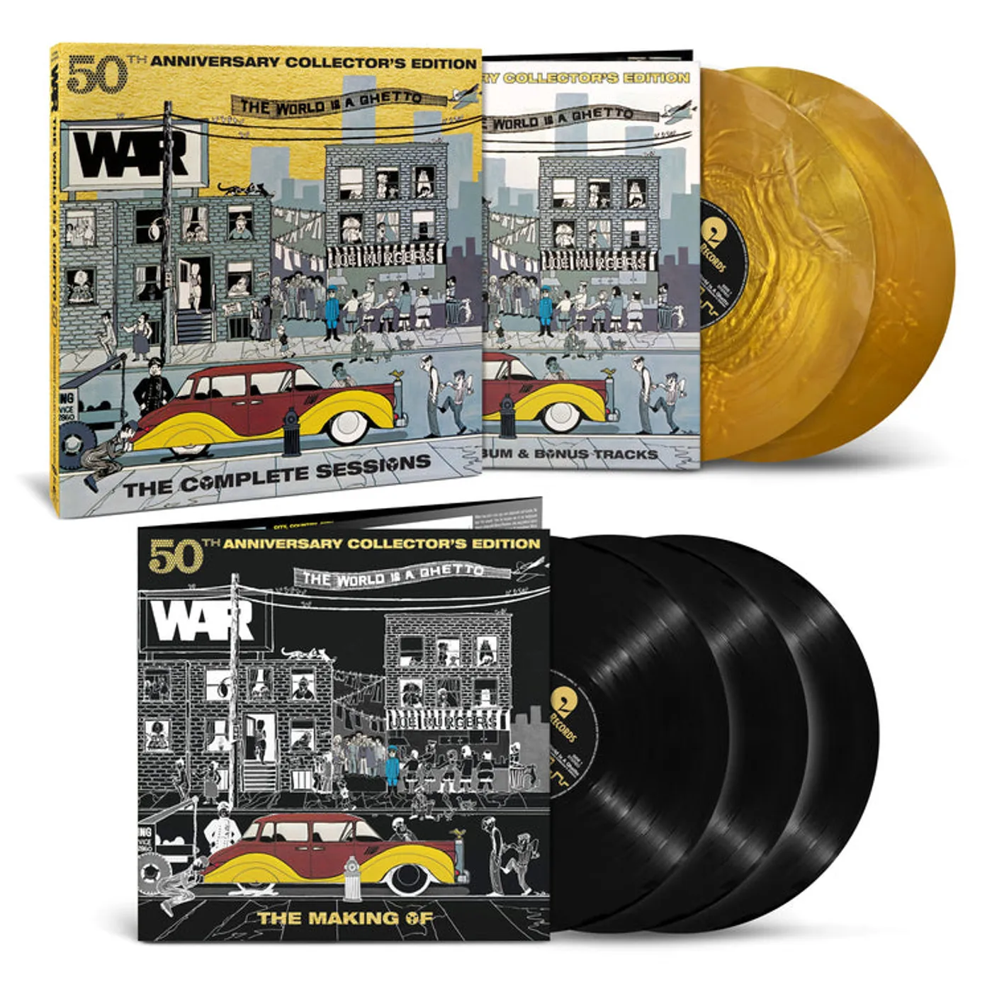 War LP - World Is A Ghetto (50Th Anniversary Collector'S Edition) (Vinyl)