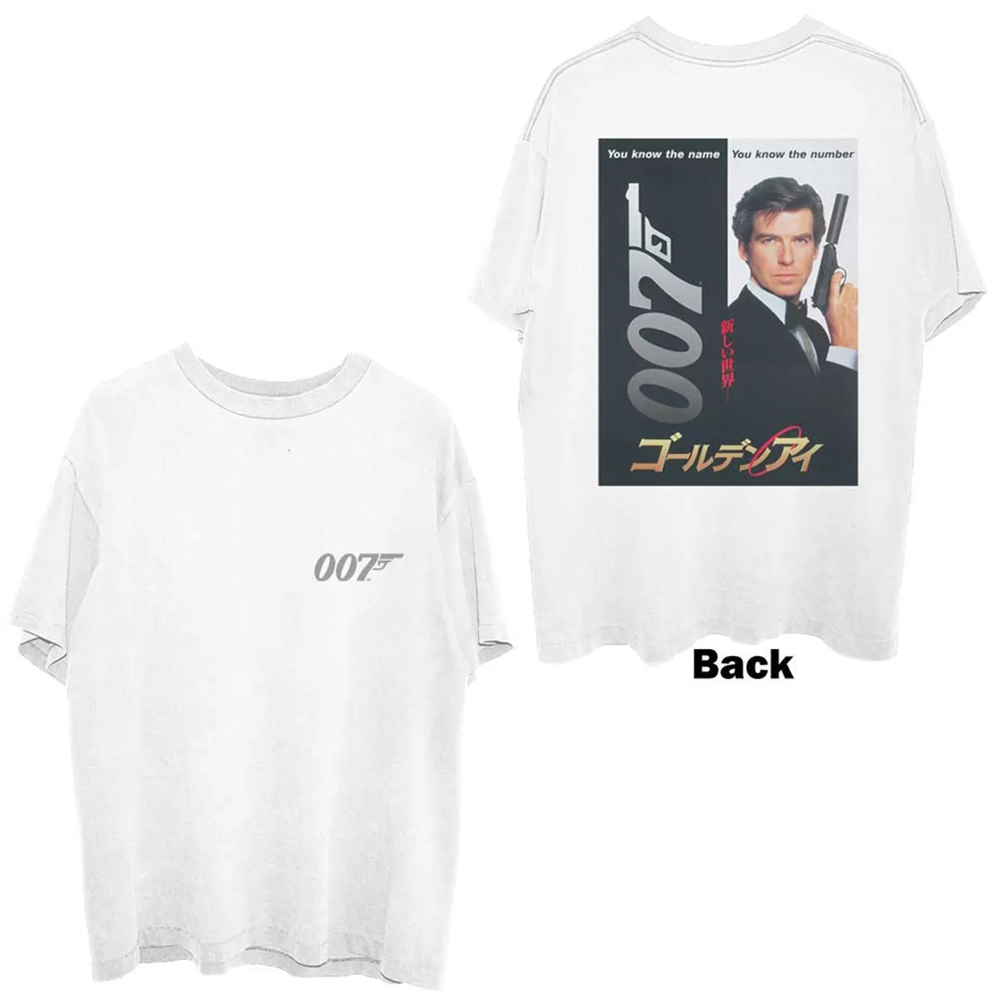 James Bond T Shirt - Goldeneye Japanese Poster