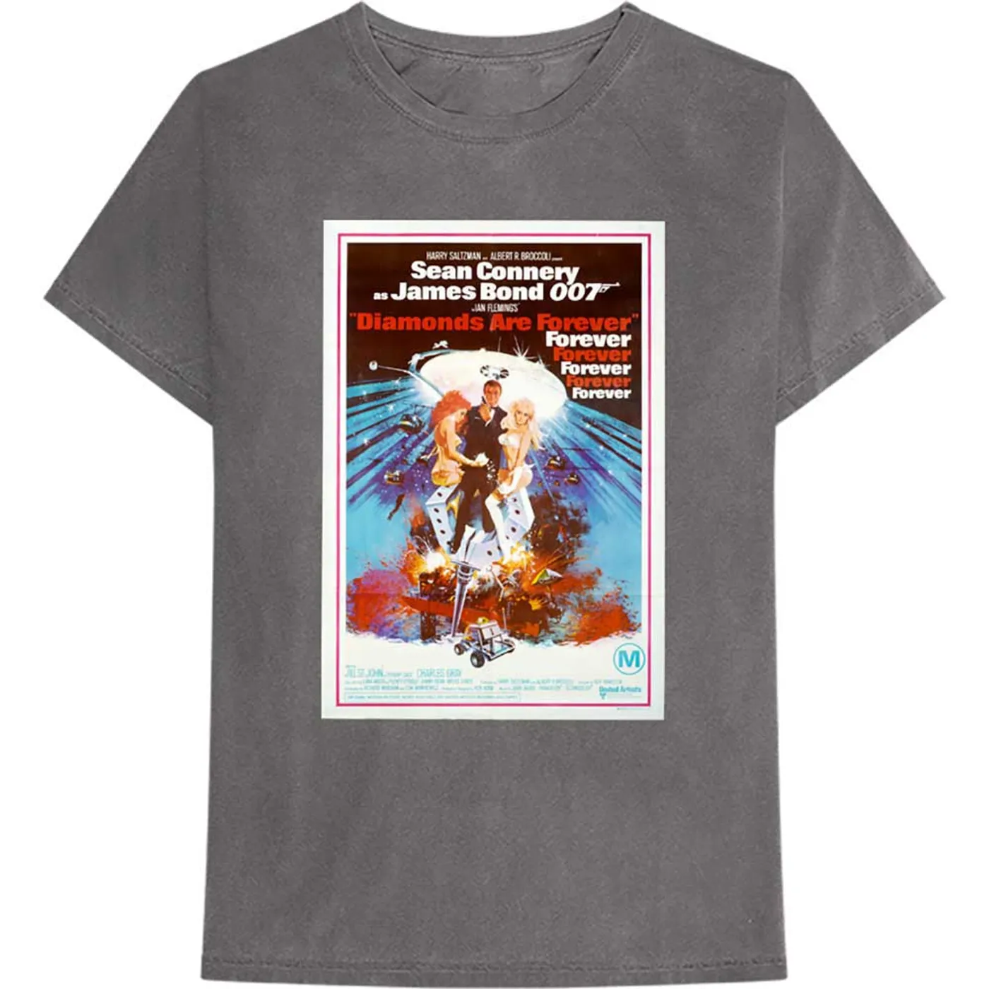 James Bond T Shirt - Diamonds Are Forever