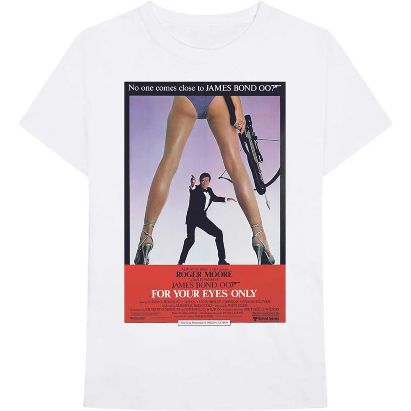 James Bond T Shirt - For Your Eyes Poster
