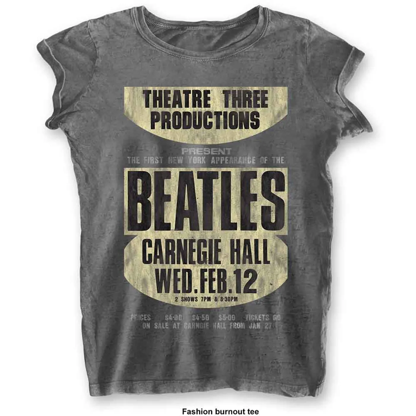 The Beatles Woman's T Shirt - Carnegie Hall BO