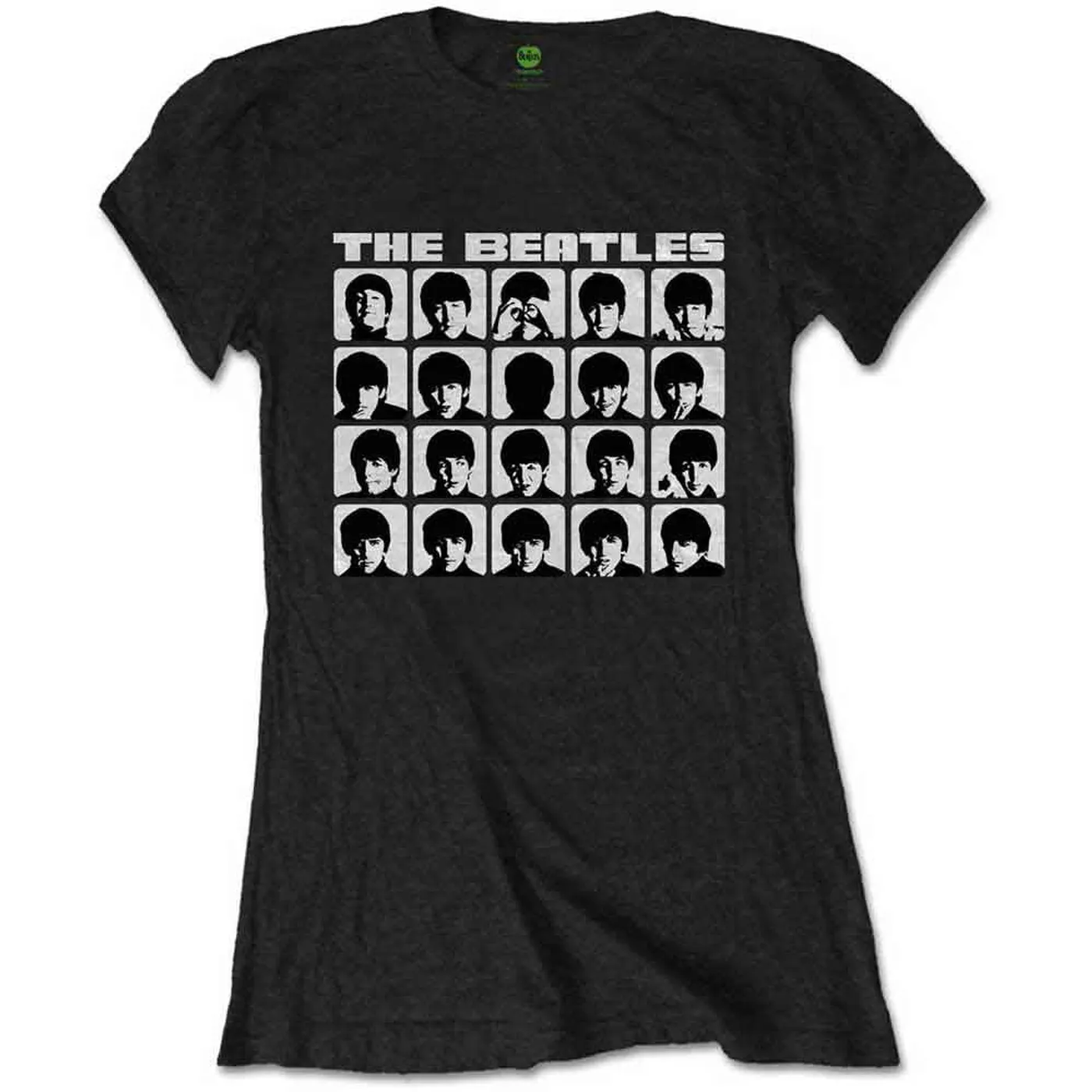 The Beatles Woman's T Shirt - Hard Days Night Faces Mono