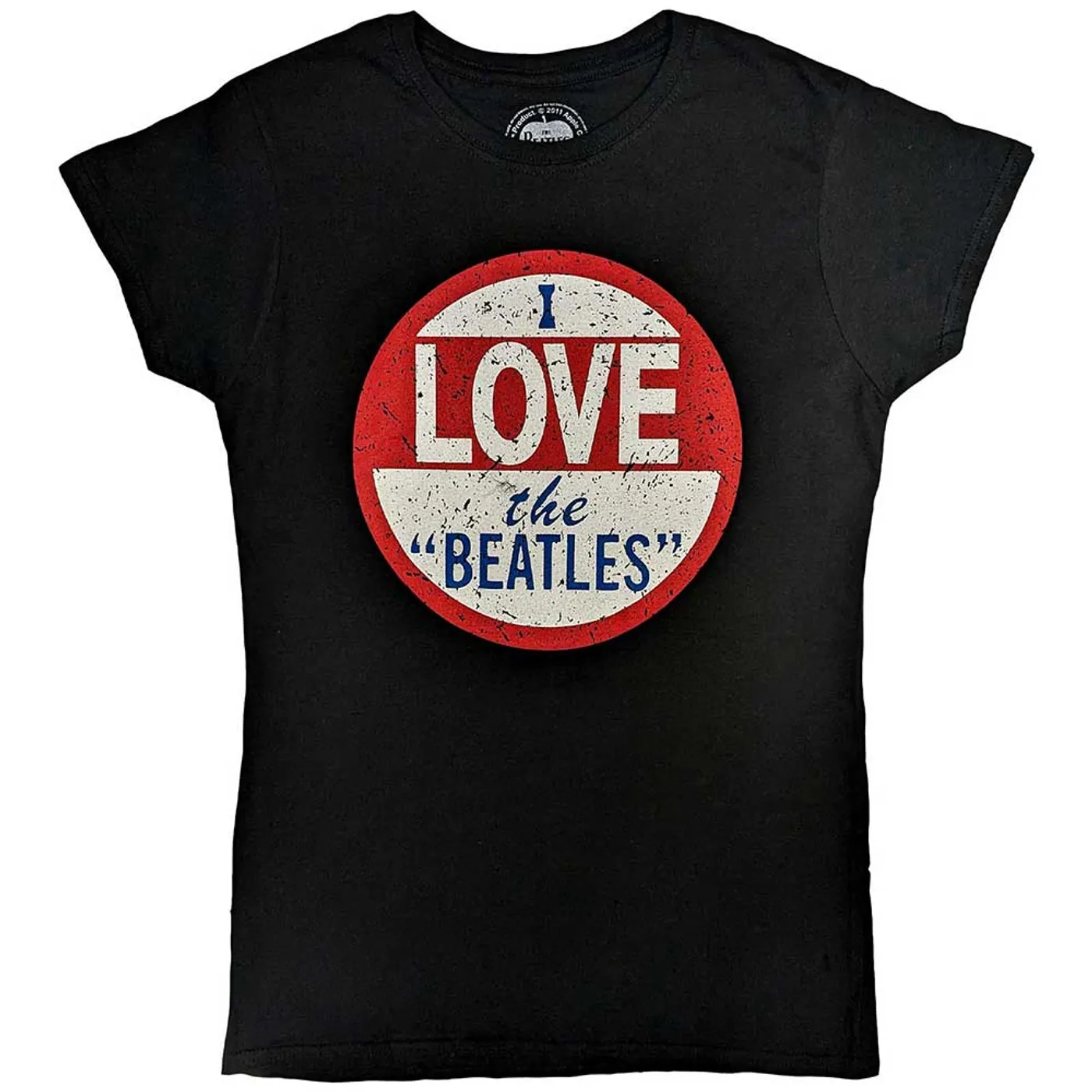 The Beatles Woman's T Shirt - Vtge I Love The Beatles