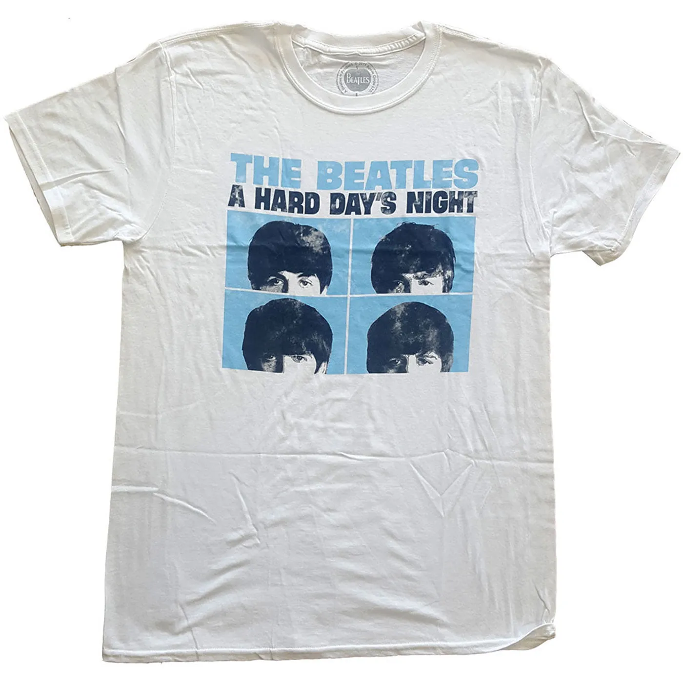 The Beatles T Shirt - Hard Days Night Pastel