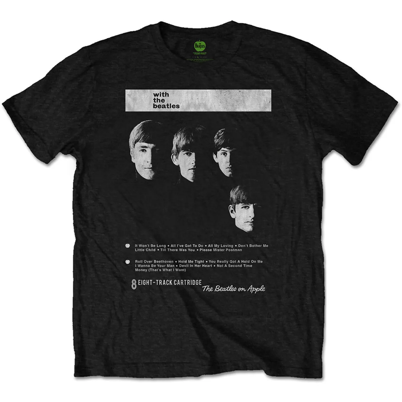 The Beatles T Shirt - With The Beatles 8 Track