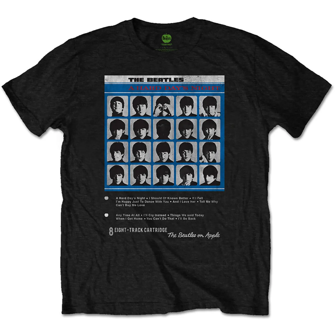 The Beatles T Shirt - Hard Days Night 8 Track