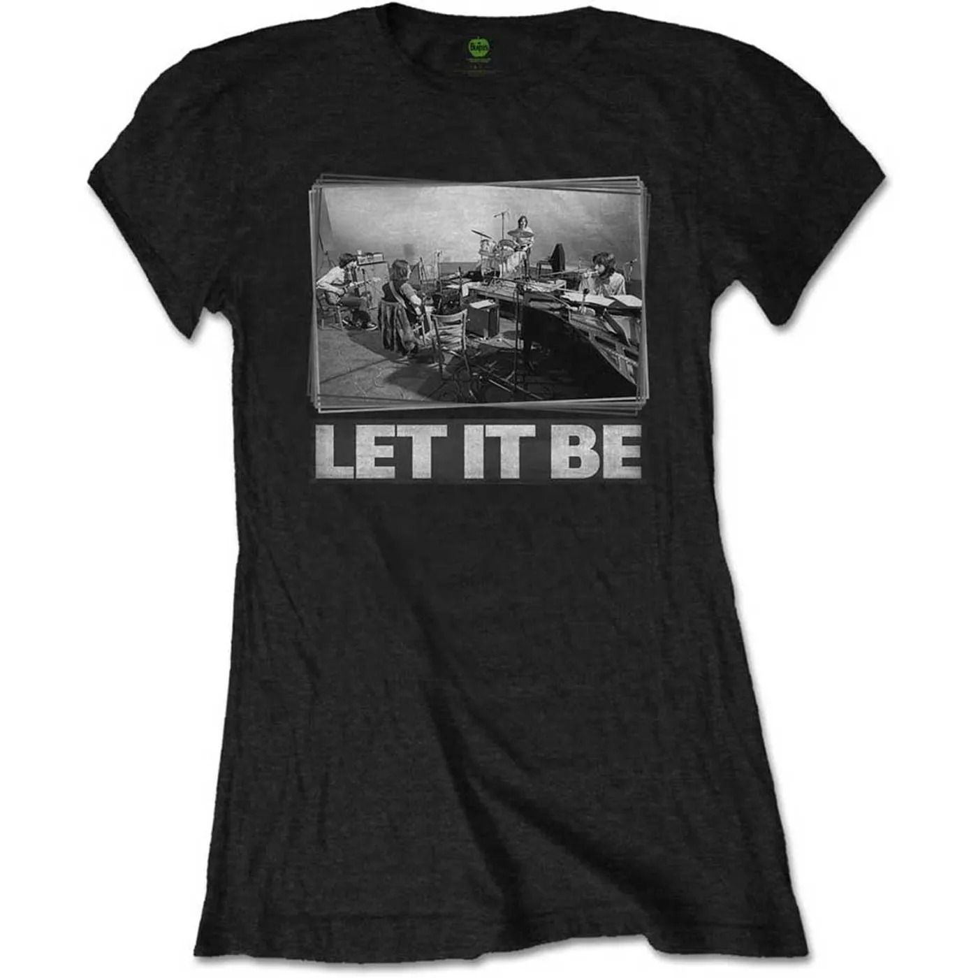 The Beatles Woman's T Shirt - Let It Be Studio