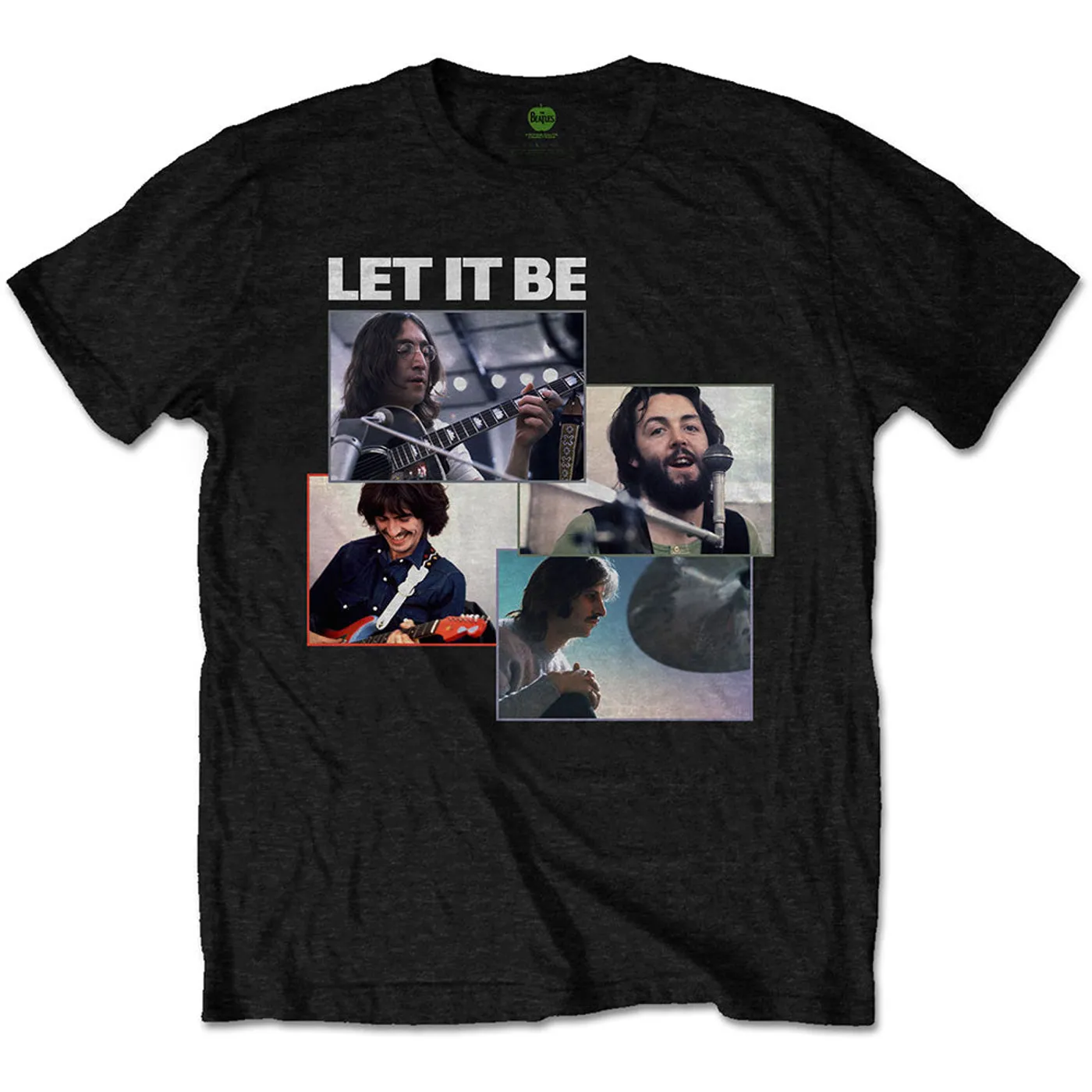 The Beatles T Shirt - Let It Be Recording Shots