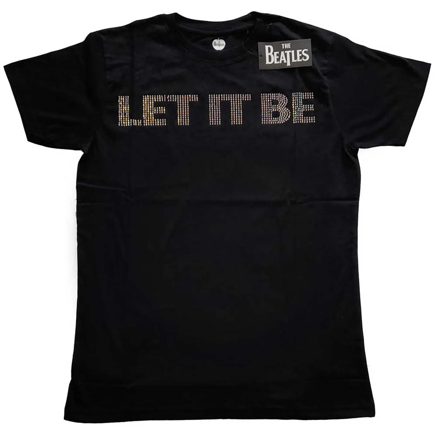 The Beatles T Shirt - Let It Be Diamante