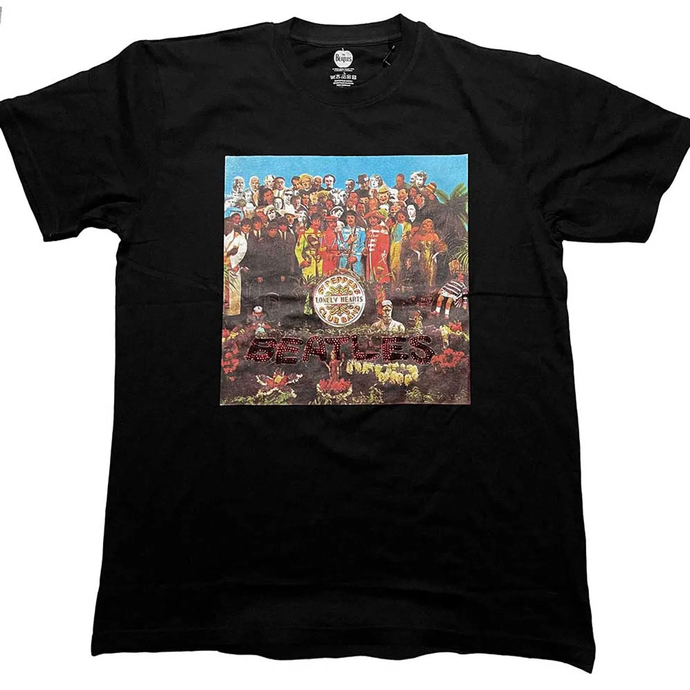The Beatles T Shirt - Sgt Pepper Diamante