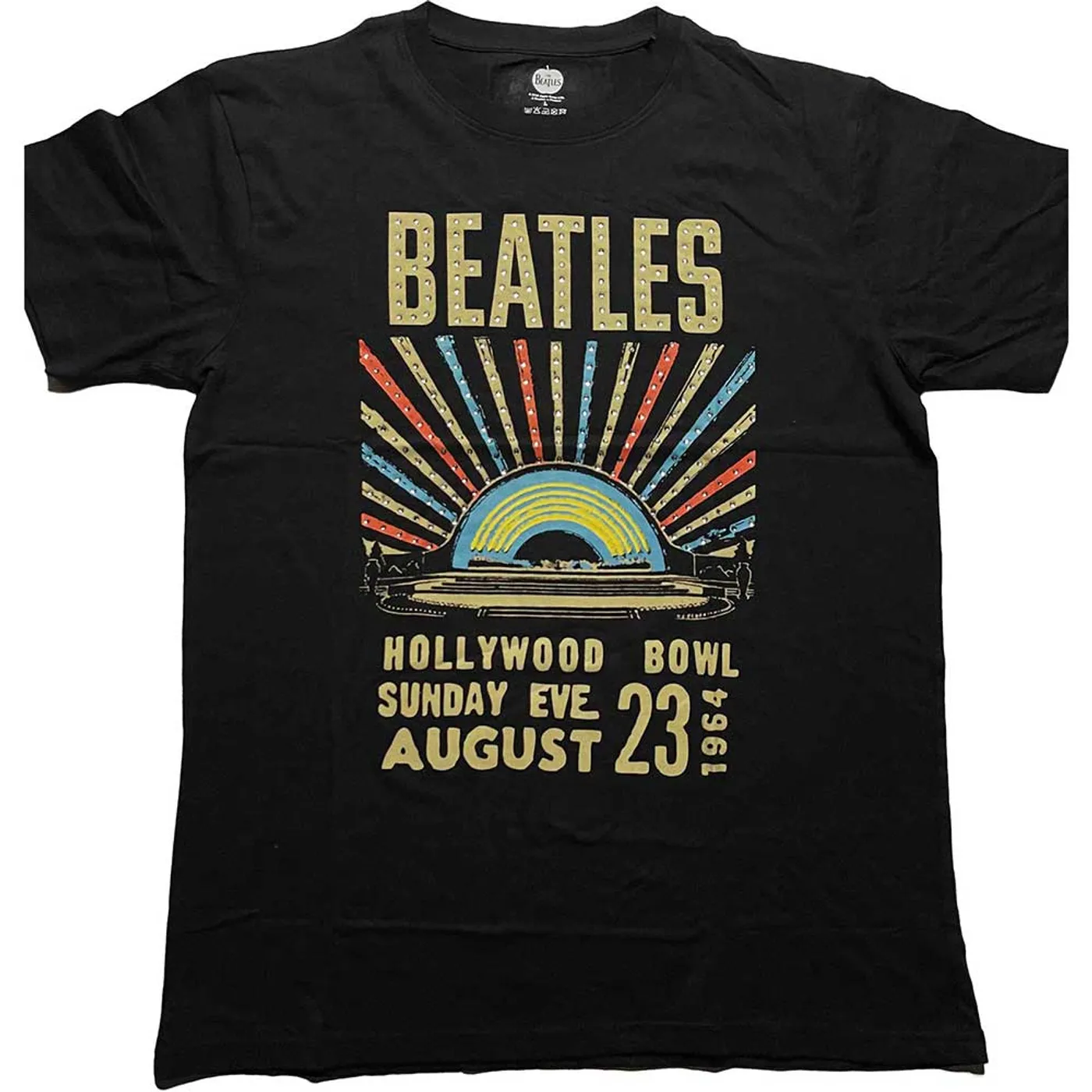 The Beatles T Shirt - Hollywood Bowl Diamante