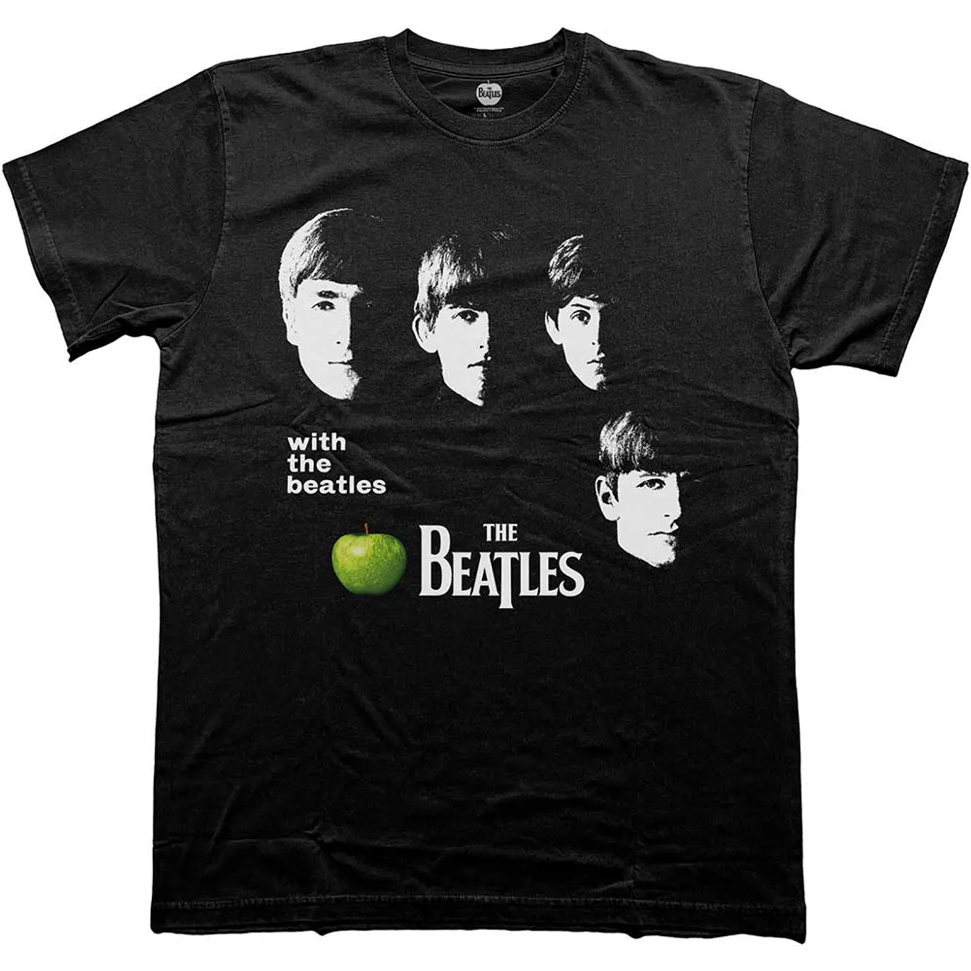 The Beatles T Shirt - With The Beatles Apple