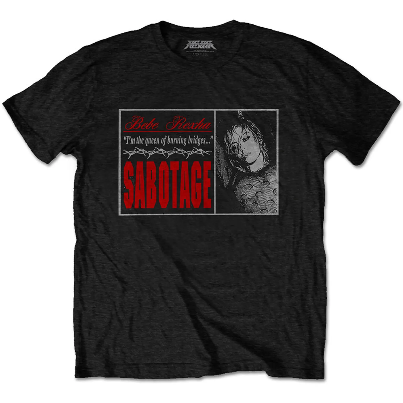 Bebe Rexha T Shirt - Sabotage - Let You Down