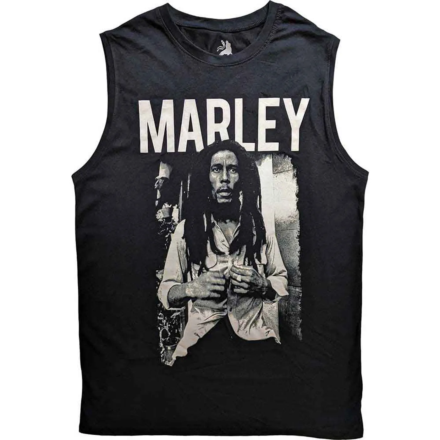 Bob Marley Vest Top - Marley B&W