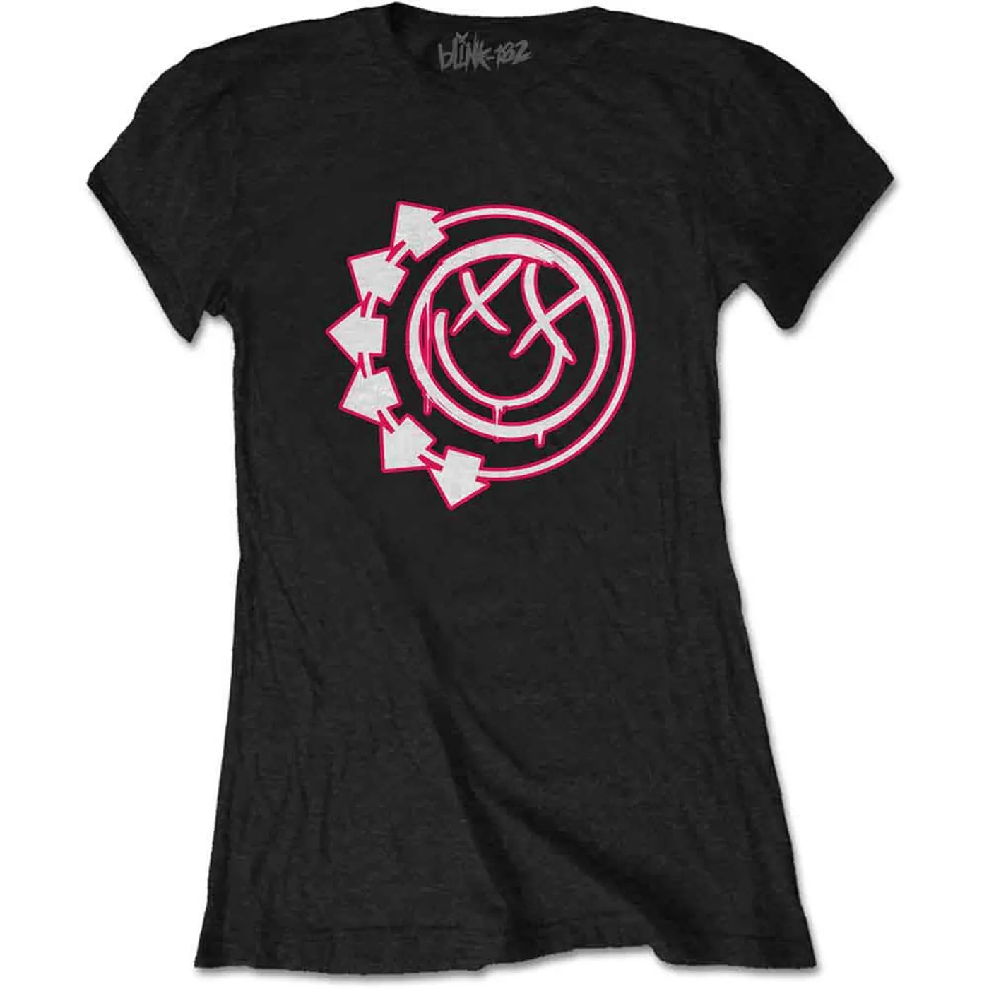 Blink-182 Woman's T Shirt - Six Arrow Smile