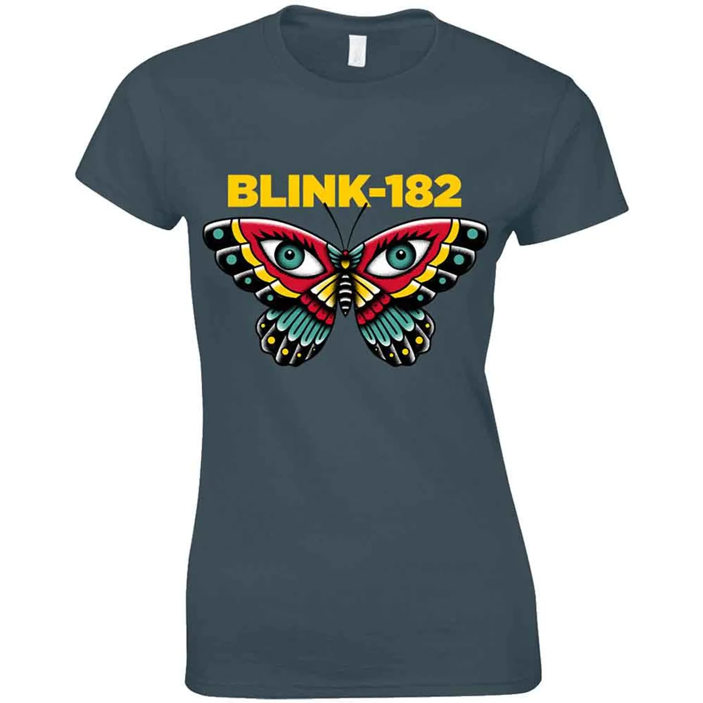 Blink-182 Woman's T Shirt - Butterfly