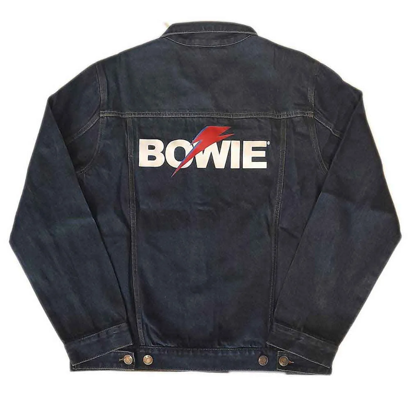 David Bowie Denim Jacket - Flash Logo