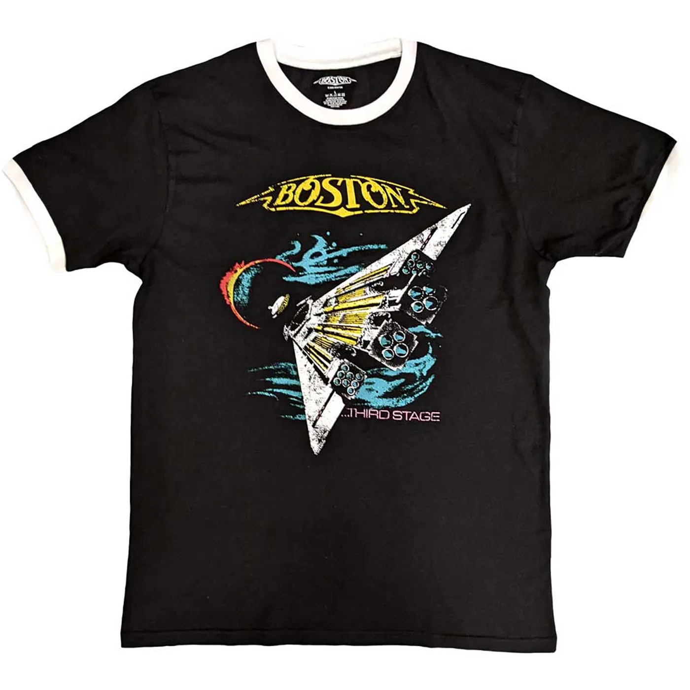 Boston T Shirt - US Tour '87 Ringer