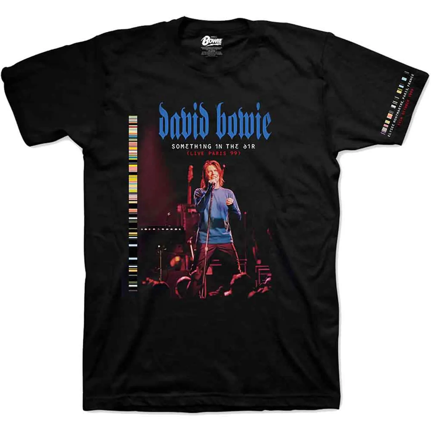 David Bowie T Shirt - Live In Paris