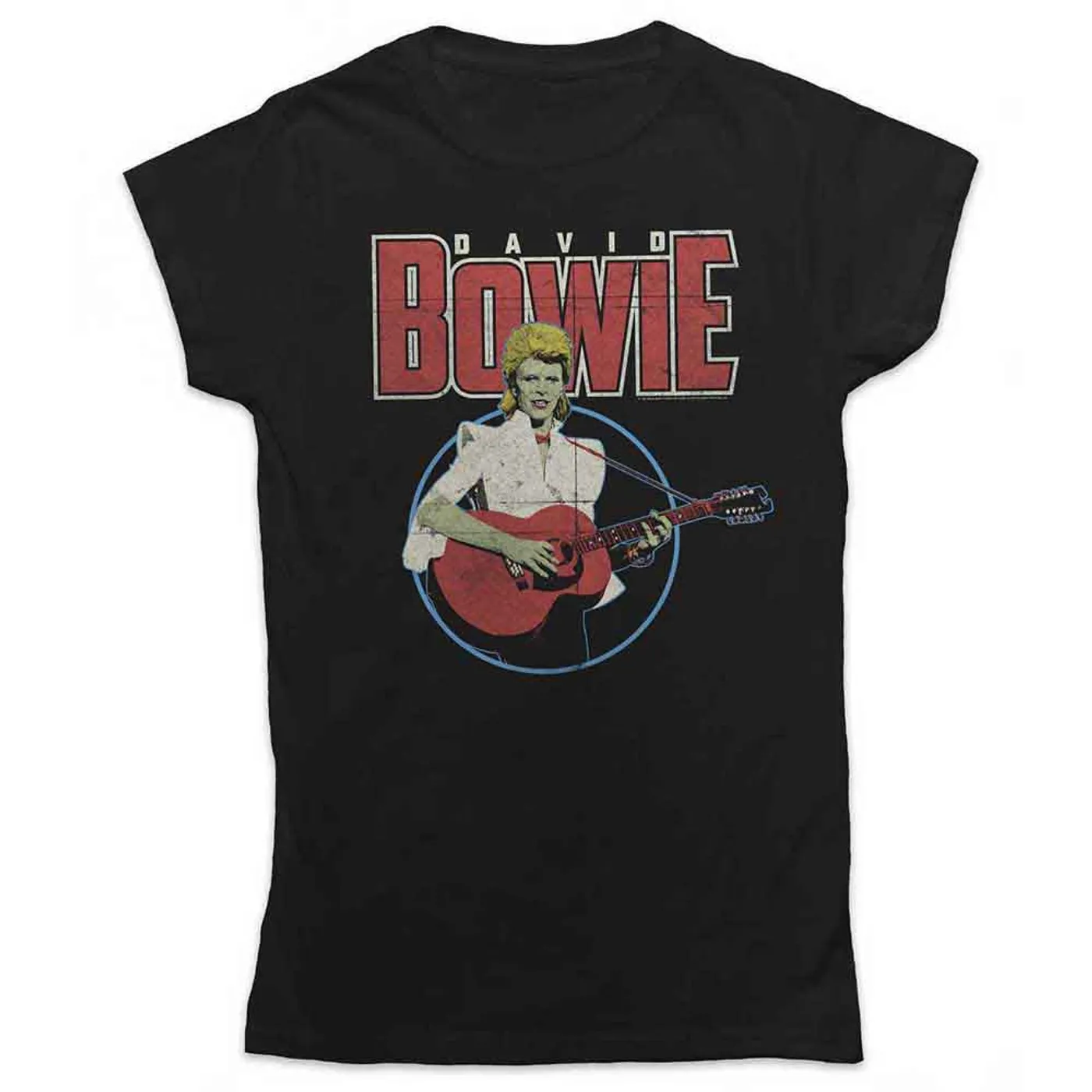 David Bowie Woman's T Shirt - Acoustic