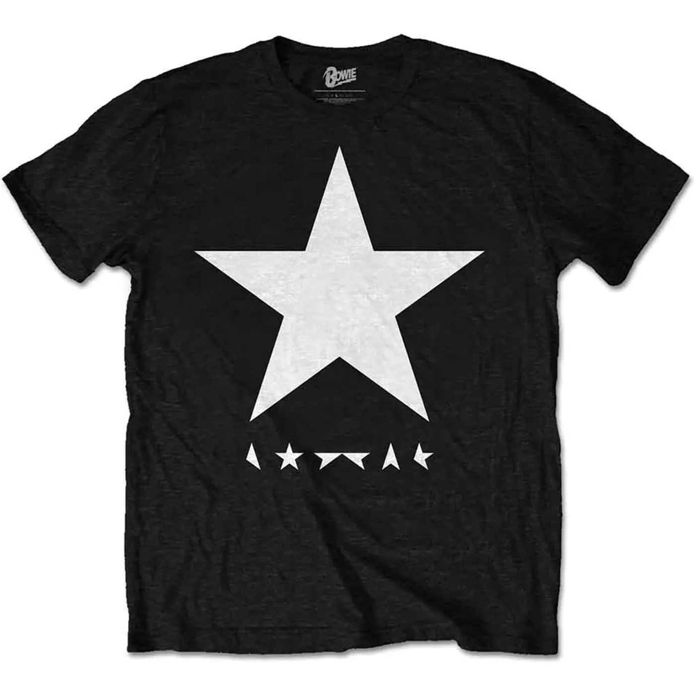 David Bowie T Shirt - Blackstar Album White Star