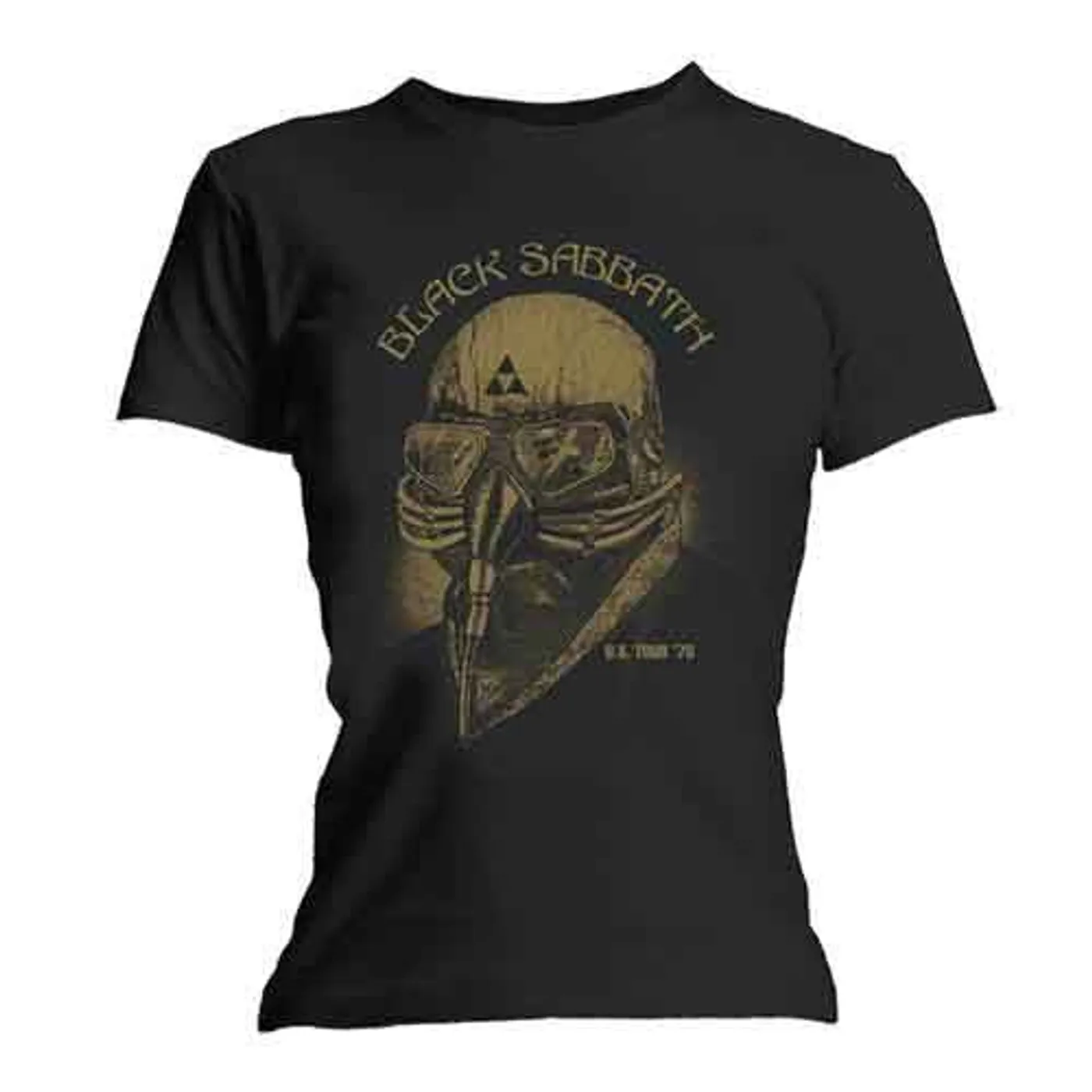 Black Sabbath Woman's T Shirt - US Tour 78 Skinny Fitting