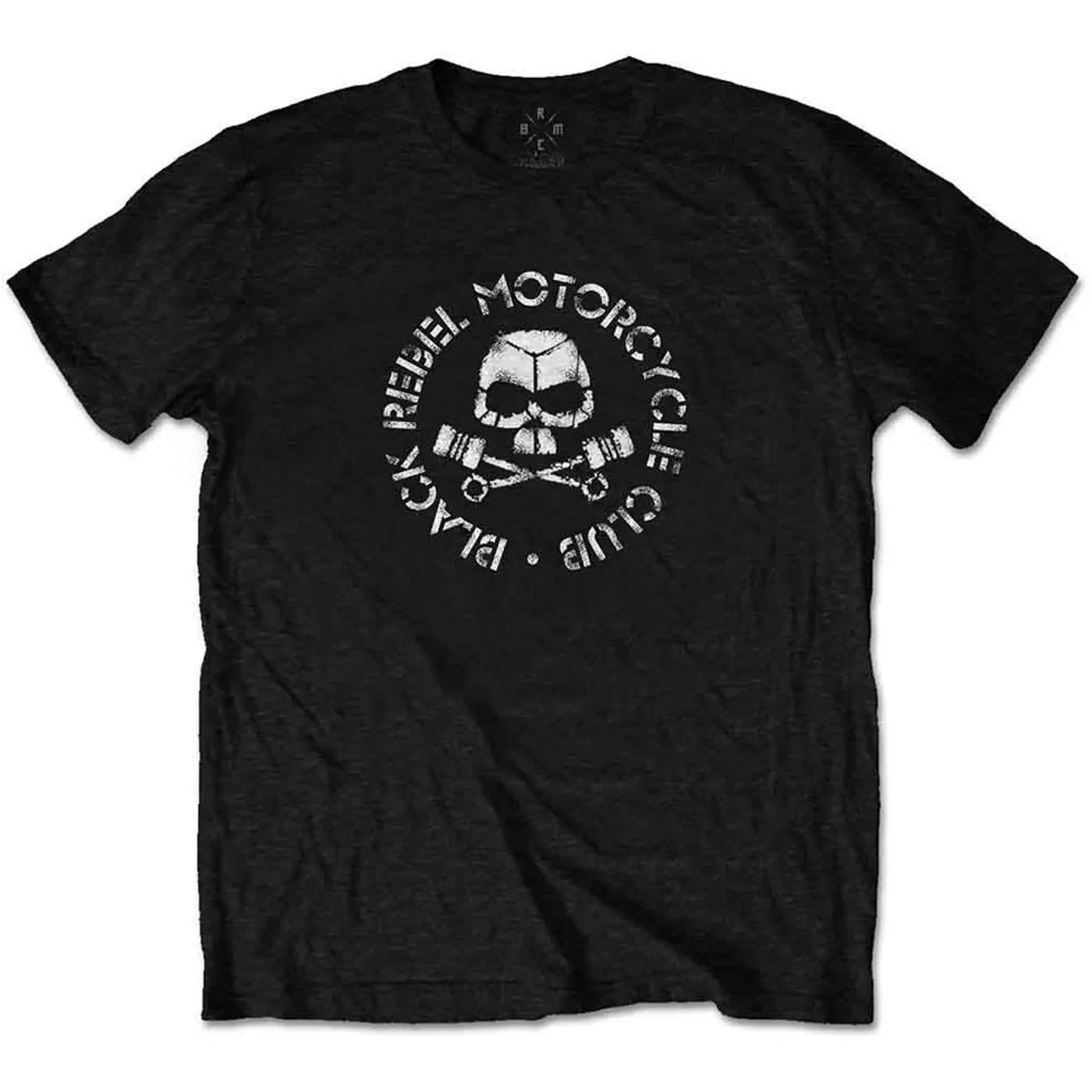 Black Rebel Motorcycle Club T Shirt - Piston Skull