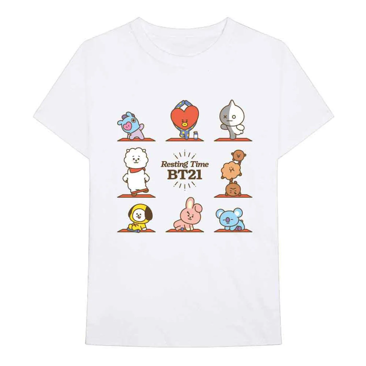 BT21 T Shirt - Resting Time